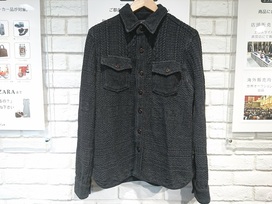 ラルフローレンのブラックインディゴ ニット CPOワークシャツの買取実績です。