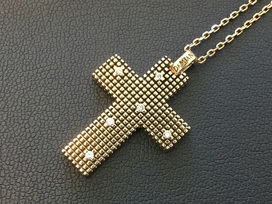 ダミアーニの750YG　6Pダイヤ　メトロポリタンドリーム　クロスペンダントネックレスの買取実績です。