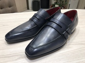 ベルルッティのブルーパティーヌ　アンディ　ドレスシューズ　メンズの買取実績です。
