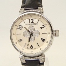 ルイヴィトン Q121P タンブールフォーエバー センターパヴェダイヤ 腕時計 買取実績です。