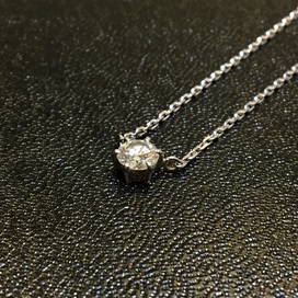 ダイヤモンドのpt900　ダイヤモンドネックレスの買取実績です。