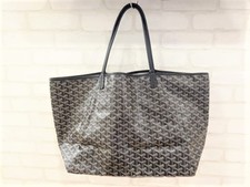 銀座本店にてゴヤール(GOYARD)の黒サンルイGMトートバッグを買取致しました。状態は良い状態のお品物です。※ハンドル補正跡