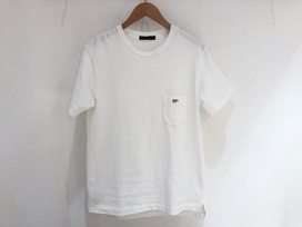 サイの白　胸ポケットTシャツ　メンズの買取実績です。