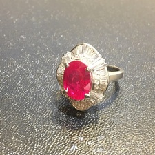 ルビー ルビー6.48ct　指輪 買取実績です。