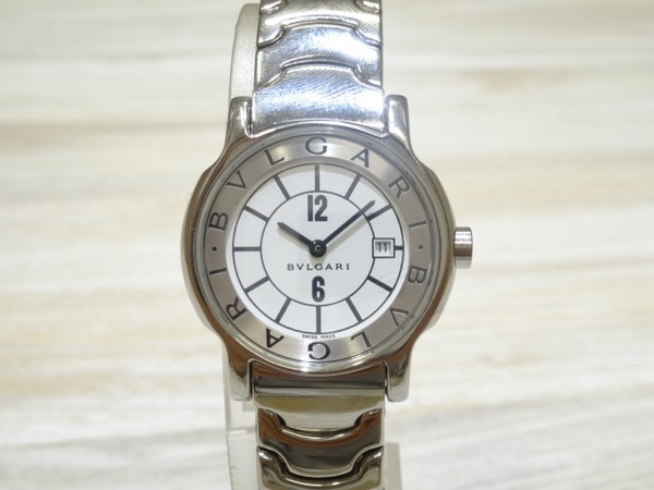 ブルガリのST29S ソロテンポ 白文字盤 腕時計の買取実績です。