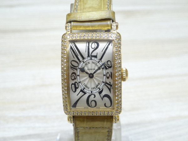 フランクミュラーの902QZ 750 ダイヤベゼル ロングアイランド 腕時計の買取実績です。
