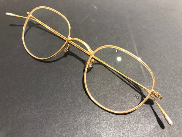 アイヴァン7285の10-EYEVAN　ゴールド　No.1　眼鏡の買取実績です。