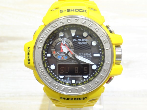 G-SHOCKのGWN-1000-９AJF　ガルフマスター　ソーラー時計の買取実績です。