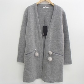 ルネの6742310 カシミヤ混ポンポン付ロングカーディガンの買取実績です。