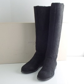 ジミーチュウの112YAZZ SUEDE  シアリングロングブーツ 37の買取実績です。