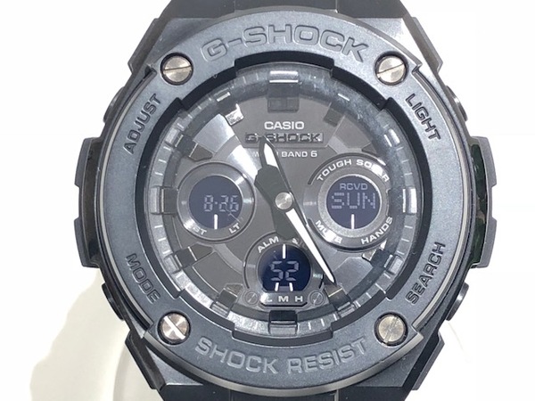 G-SHOCKの黒 黒 GST-W300G-1A1JF クオーツ腕時計の買取実績です。