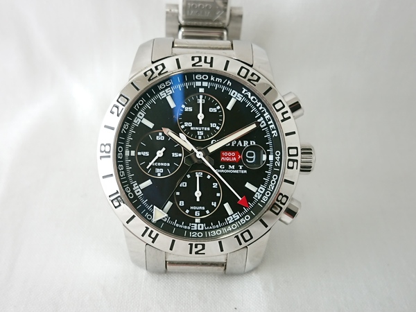 ショパールのMILLE MIGLIA GMT 自動巻き 腕時計の買取実績です。