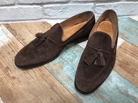クロケット&ジョーンズのVINCENT　スエード　タッセルローファー　8Eの買取実績です。