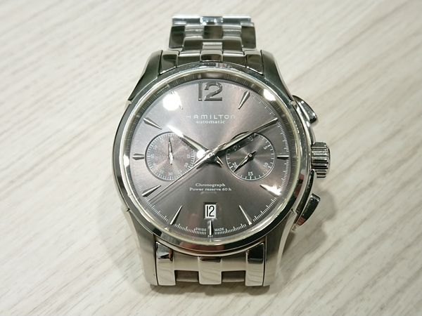 ハミルトンのジャズマスター クロノグラフ H326060　自動巻き時計の買取実績です。
