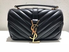 サンローラン 黒　G金具　YSL　チェーンショルダーバッグ 買取実績です。