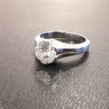 ダイヤモンド D1.47ct SI-2 プラチナ リング 買取実績です。