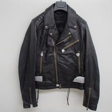 ディーゼルブラックゴールド LORENZO ステッチ入り ライダースジャケット 買取実績です。