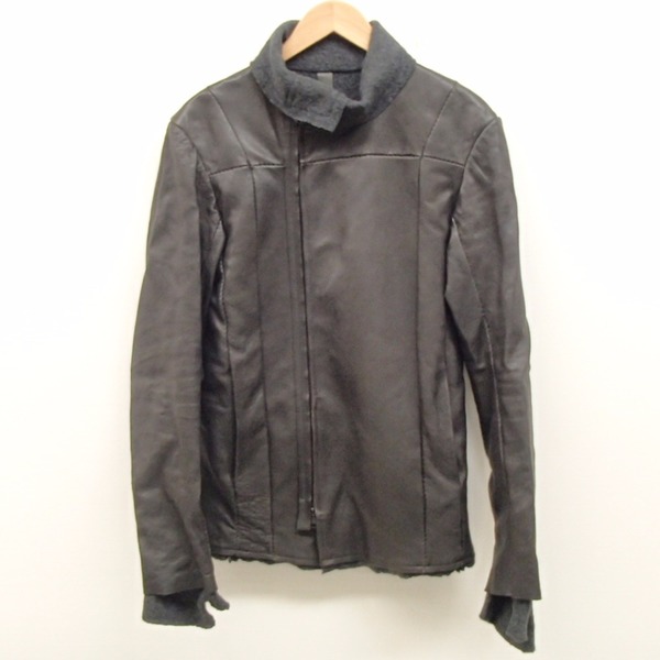 アイザックセラムのレイヤードレザージャケットを買取しました。新宿
