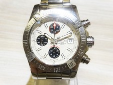 時計買取の銀座本店で、ブライトリングのアベンジャーⅡ クロノグラフ 腕時計を買取致しました。状態は通常使用感があるお品物です。