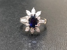 サファイア 1.12ct　サファイア　リング 買取実績です。