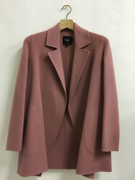セオリーのセオリー　ダスティーピンク　16年　ウールカシミヤ オープンコートの買取実績です。