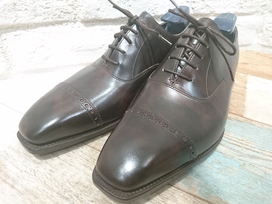 アンソニークレバリーのNAKAGAWA バーボンカーフ ストレートチップドレスシューズの買取実績です。