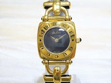 グッチ 6300L　ブラック×ゴールド　クオーツ　腕時計　※不動 買取実績です。
