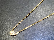 銀座本店にてカルティエのディアマンレジェドゥSM　1Pダイヤネックレスを買取致しました。状態は通常使用間のお品物です。