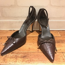 グッチ（GUCCI）グッチシマ バックストラップサンダルをお買取させていただきました。グッチ買取はにお任せください！状態は通常使用感のあるお品物です。