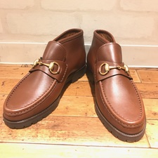 グッチ（GUCCI）のホースビット モカシン ブーツをお買取させていただきました。銀座でブランド靴のお買取は銀座本店にお任せください！状態は通常使用感のあるお品物です。