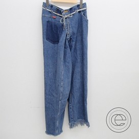 メゾンエウレカのライトブルー VINTAGE REWORK BIGGY PANTS リメイクバギーデニムの買取実績です。