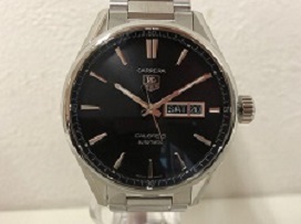 タグ・ホイヤーのタグホイヤー（TAGHeuer）カレラ キャリバー5 デイデイト　自動巻き　WAR201A.BA0723の買取実績です。