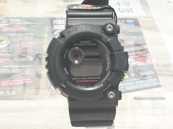 G-SHOCKのGW-200BC-1JF フロッグマン ブラックヘリオスの買取実績です。