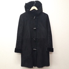 セオリーの黒ムートンダッフルコート買取ました。東京都港区のブランド洋服買取リサイクルショップ「エコスタイル広尾店」状態は通常使用感のある中古品