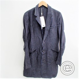 ジュンハシモトの未使用 1011610006 3D HEAVY LINEN 3D カッティングチェスター コートの買取実績です。