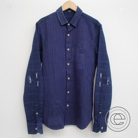 デンハムのILAND BORO SHIRT SIBW USED加工長袖シャツの買取実績です。