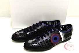 プラダの16年春夏 CALZATURE UOMO カーフレザー パンチングスニーカーの買取実績です。