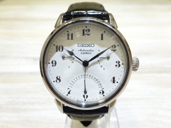 セイコーのSARD007 プレサージュ メカニカル 琺瑯ダイヤル シースルーバック 自動巻き腕時計の買取実績です。