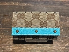 グッチのGGキャンバス　スタッズ　6連キーケース　120925の買取実績です。