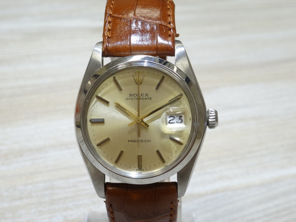 ロレックスのオイスターパーペチュアル デイト　Ref.6694 腕時計の買取実績です。