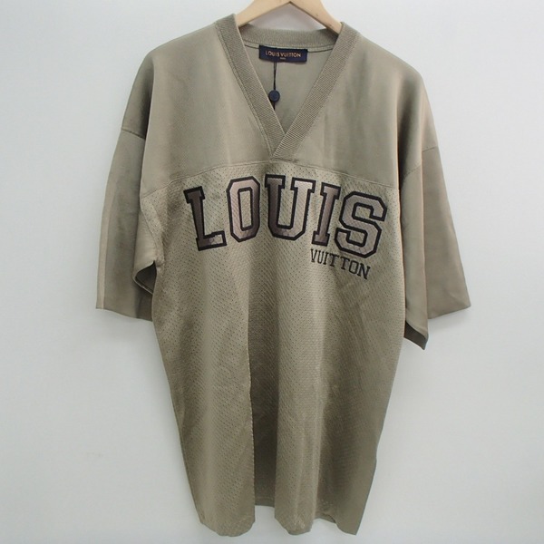 【未使用】Louis Vuitton 18FW バスケットボールシャツ シルバー 未使用】Louis Vuitton 18FW バスケットボールシャツ シルバー メンズ