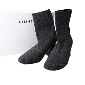 セリーヌの17AW ソフトバレリーナ ラメニット ソックアンクルブーツの買取実績です。