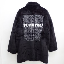 シュプリーム ×HYSTERIC GLAMOUR 国内正規 17AW Fuck You Faux Fur Coat エコファーコート 買取実績です。