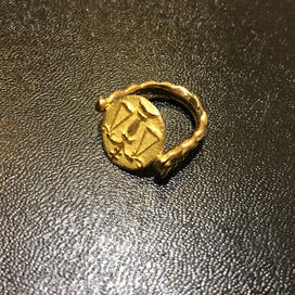 金の岩倉康二　リングの買取実績です。