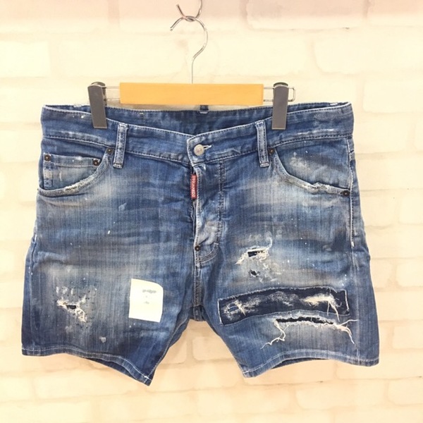 DSQUARED2 カモフラペンキ加工ダメージデニム ペイントデニム DSQUARED2 カモフラペンキ加工ダメージデニム ペイントデニム