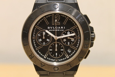 ブルガリ 黒 ディアゴノ マグネシウム DG 42 SMC CH クロノグラフ 腕時計 買取実績です。