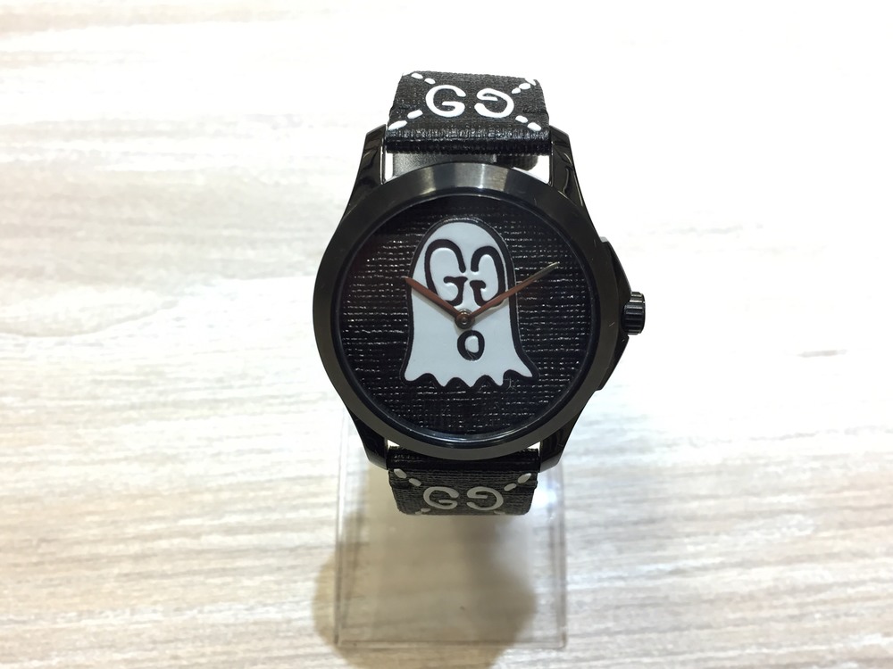 グッチのG-タイムレス ゴースト クオーツ時計（良品）をエコスタイル銀座本店にて買取しました。 買取価格・実績 2019年1月17日公開情報