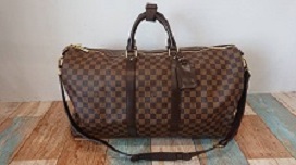 ルイヴィトンのルイヴィトン（LOUIS VUITTON）08年　ダミエ　キーポルバンドリエール55 N41414の買取実績です。