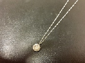 ダイヤモンドのダイヤモンド（diamond)　D1.546CT　 I2　プラチナリングの買取実績です。