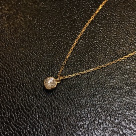 アガットのK18 D0.15ct ダイヤモンド ネックレスの買取実績です。